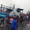Satu Orang Terluka dalam Insiden Kapal Terbakar di Pelabuhan Jongor