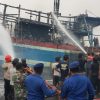 Kapal Timbul Barokah Terbakar Saat Perawatan di Pelabuhan Jongor Tegal