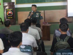 Kasdim Pemalang Berikan Arahan Kepada Peserta Seleksi Calon Komcad
