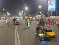 Pedagang Keluhkan Penurunan Omzet Akibat Uji Coba Car Free Night Tegal