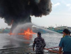 Pelindo Cabang Tegal Gerak Cepat Cegah Meluasnya Kebakaran Kapal