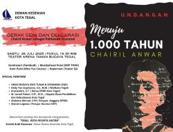 Dewan Kesenian Kota Tegal Usulkan Chairil Anwar sebagai Pahlawan Nasional