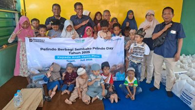 Pelindo Day 2025 Berbagi Sembako untuk Anak Yatim di Tegal