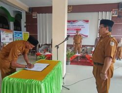 Kadus Baru Pruwatan Dilantik, Camat Bumiayu : Tak Siap Mental Bisa Viral