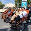 Presiden Prabowo Berikan 25 Becak Listrik di Kota Tegal