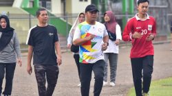 Yuk, Jogging di GOR Trisanja Slawi, Bakal Dibangun Running Track dan Jogging Track