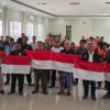Jelang HUT RI, Puluhan Ormas di Brebes Selatan Terima Bendera Merah Putih dari Bakesbangpol