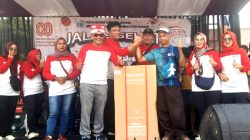 Ribuan Warga Ikuti Jalan Sehat HUT ke-80 RI di Kalierang Brebes