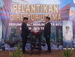 Bupati Ischak Lantik Nandang Indradani Sebagai Direktur Utama Perumda Air Minum Tirta Ayu