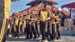 Lomba Bakiyak, Kapolres Tegal Adu Cepat dengan Wakapolres dan Kabagops
