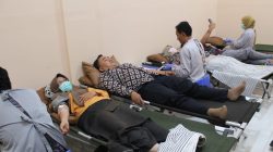 54 Kantong Darah Terkumpul dalam Donor Darah HUT ke-80 RI di RSUD Bumiayu