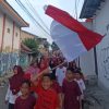 Merah Putih Berkibar di Jalan Santai Warga RT 08 Kauman Brebes