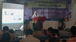 Pembangunan Fasilitas Rawat Inap Puskesmas Bantarkawung Rp 2,62 Miliar Dimulai, Bupati Minta Kontraktor Jaga Mutu