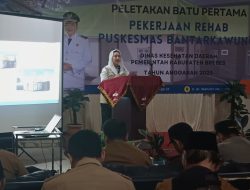 Pembangunan Fasilitas Rawat Inap Puskesmas Bantarkawung Rp 2,62 Miliar Dimulai, Bupati Minta Kontraktor Jaga Mutu