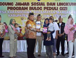 125 Balita Risiko Stunting di Margasari Dapat Bantuan Beras Fortivit dan Susu Formula