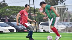 Bupati Ischak Berhasil Gocek Sekda, Tapi Team Sekda Juara 1 di Ekshibisi Fourfeo Minisoccer