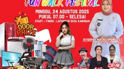 Fun Walk Festival Kabunan, Kupon Rp 3 Ribu Berhadiah Sepeda Motor
