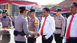 Kapolres Tegal Beri Penghargaan Kepada Sepuluh Personel Berprestasi, Diantaranya Sukses Ungkap Kasus Peredaran Narkoba
