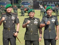 Tongkat Komando Yonif 407/ PK Kini Dipegang Letkol Inf Sisriyanto Ade Prasiska