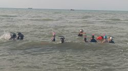 Atlet Possi Kota Tegal Latihan Finswimming di PAI Jelang Kualifikasi Porprov Jateng 2025