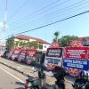 Polres Brebes Dipenuhi Karangan Bunga, Ada Apa?