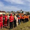 Kodim 0712/Tegal Gelar Latihan Penanggulangan Bencana Alam Erupsi Gunung Slamet