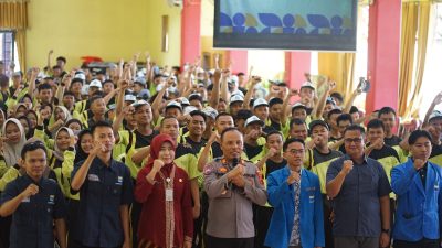 Polres Tegal dan PMII Edukasi Pelajar tentang Pancasila