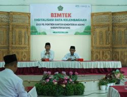 Optimalkan Data Madin Dan Ponpes, Kemenag Batang Gunakan Madu Kembang