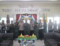 HUT Ke-80 TNI, Polres Tegal Berikan Kado Istimewa Kepada Yonif 407/PK