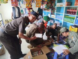 Kembali Gelar Razia, Satpol PP Sita 3.100 Rokok Ilegal