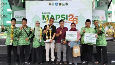 Kontingen Kabupaten Tegal Raih Empat Piala Lomba Mapsi Tingkat SD