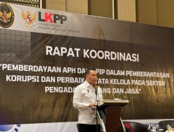 Menko Polkam Gelar Rakor Pemberdayaan APH dan APIP dalam Pemberantasan Korupsi Pengadaan Barang dan Jasa