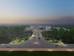 Jalan Gajah Mada Slawi Akan Dilengkapi Kursi Taman dan Bunga Tabebuya