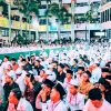 Ribuan Santri Al Hikmah 1 Brebes Bersholawat Bersama Gus Zaman Assekhal di Hari Santri