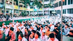 Ribuan Santri Al Hikmah 1 Brebes Bersholawat Bersama Gus Zaman Assekhal di Hari Santri