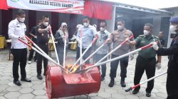 Puluhan Ribu Butir Obat Terlarang Dimusnahkan Kejari Brebes, Disaksikan Wakil Bupati