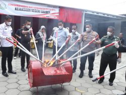 Puluhan Ribu Butir Obat Terlarang Dimusnahkan Kejari Brebes, Disaksikan Wakil Bupati