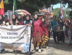 Pawai Taaruf Milad Muhamadiah di Wanasari Semarak