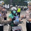 Ratusan Pengendara di Tegal Ditegur Tak Berhelm