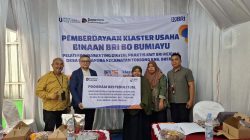 BRI Bumiayu Serahkan Bantuan Peralatan Produksi dan Pelatihan Digital Marketing untuk KWT Sri Rejeki