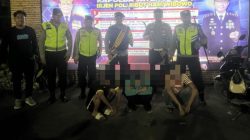 Polisi Amankan Empat Orang Terduga Gangster Saat Gelar Patroli Skala Besar