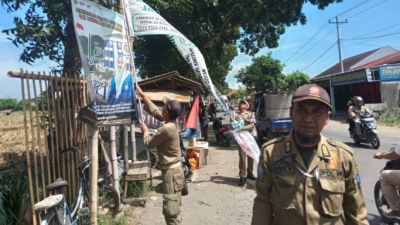 Satpol PP Sikat Ratusan Reklame Ilegal, Wajah Kota Jadi Lebih Segar!