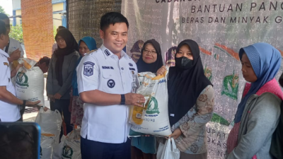 102.778 Penerima Manfaat di Kabupaten Tegal Terima Bantuan Pangan Beras dan Minyak Goreng