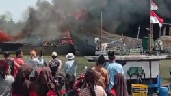 Tiga Kapal Terbakar, Nelayan dan Warga Bantu Pemadaman