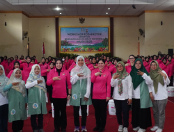 115 Anggota Bhayangkari Cabang Tegal Ikuti Workshop Ecoenzym 