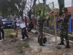 Kodim 0711/Pemalang dan Pemda Bersinergi Tanam Pohon di Jalan Gatot Subroto