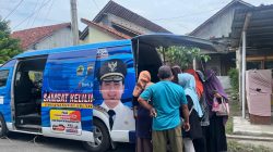 Layanan Samsat Keliling Satlantas Polres Tegal Hadir di Tilik Desa Bupati
