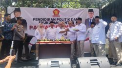 Dibawah Kepemimpinan Rudi Indrayani, DPC Gerindra Kabupaten Tegal Punya Kantor Baru