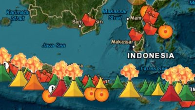 2 Gunung di Jateng Aktivitas Meningkat, Gunung Merapi Siaga, Gunung Slamet Waspada