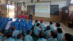 Bentuk Karakter Disiplin Berlalu Lintas Sejak Usia Sekolah Satlantas Polres Tegal Laksanakan Program Tahu Aci Tegalan